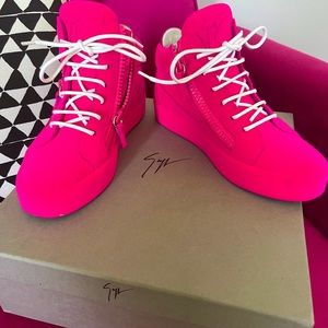 Pink Giuseppe Zanoti Sneakers